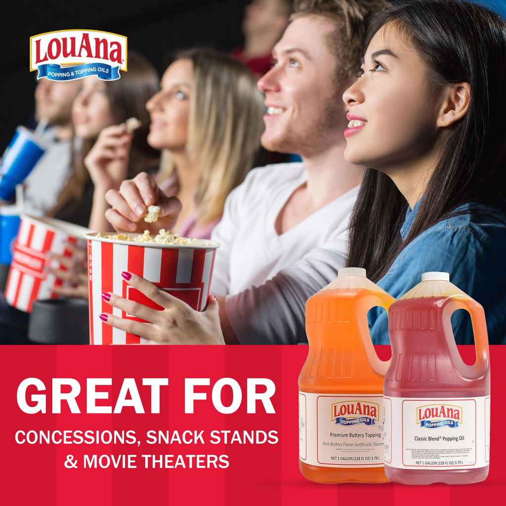 Buttery Popcorn Topping Oil 1 Gallon Jug M351