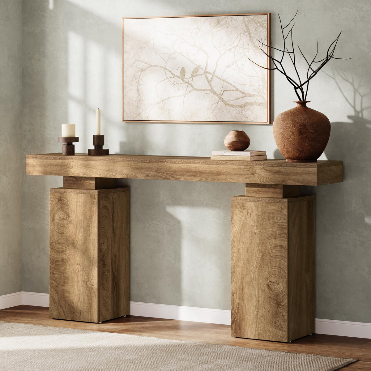 63-Inch Farmhouse Console Table A604