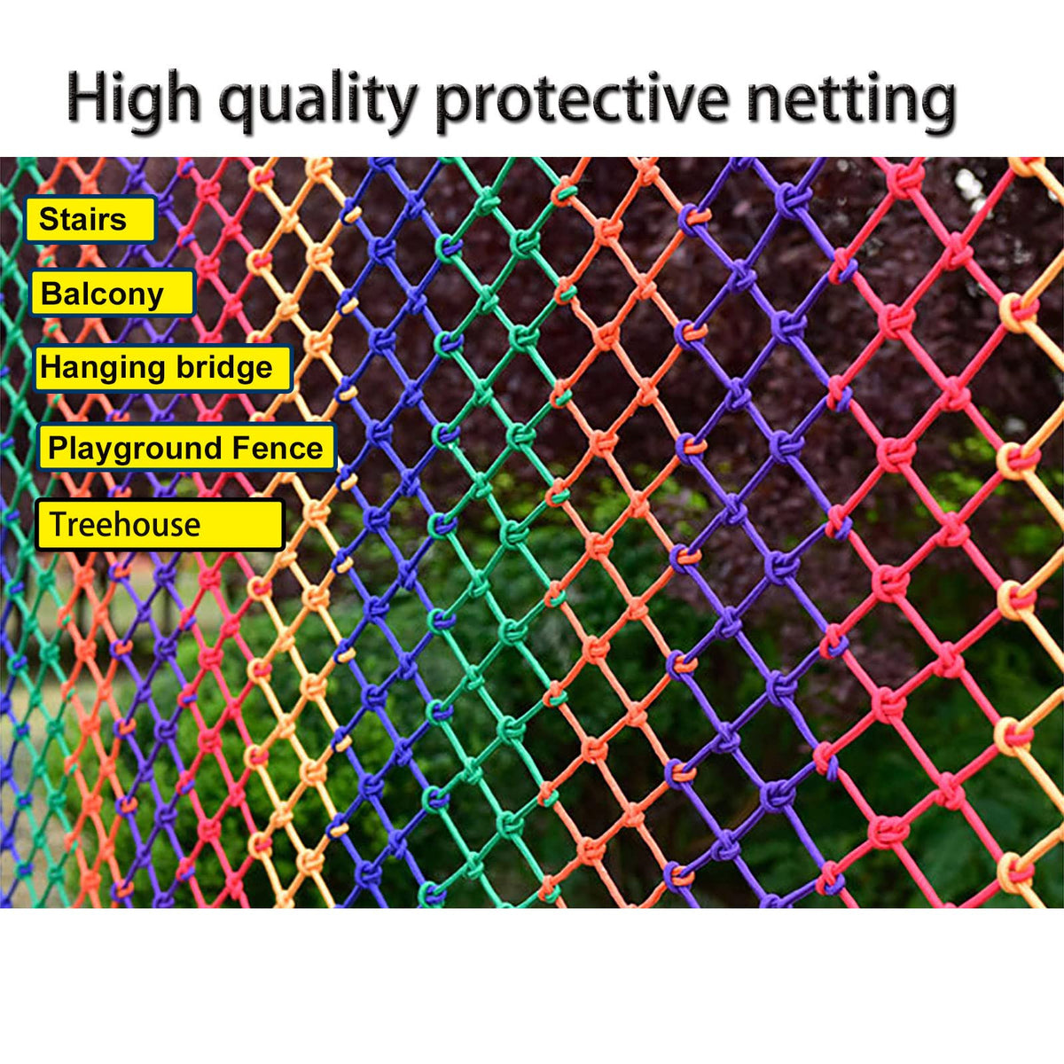 Kids Nylon Climbing Net 1x1M O197332