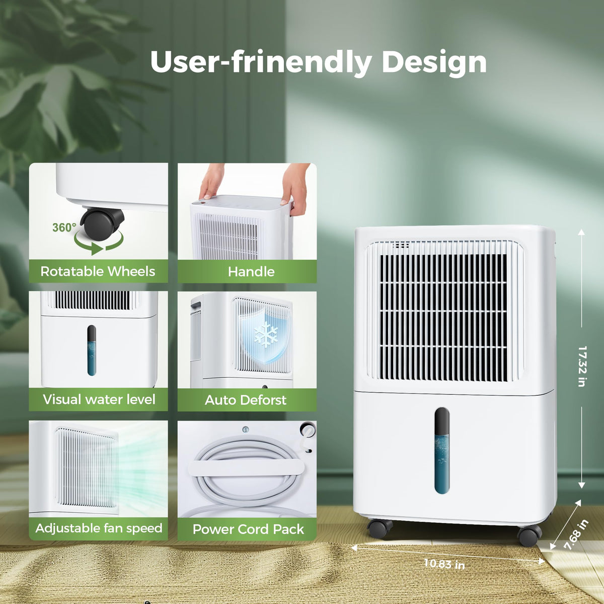 2,500 Sq.Ft 34 Pint Dehumidifier I31320