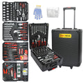 899pcs Rolling Tool Box Set with 4 Drawer Organizer Storage Case M829