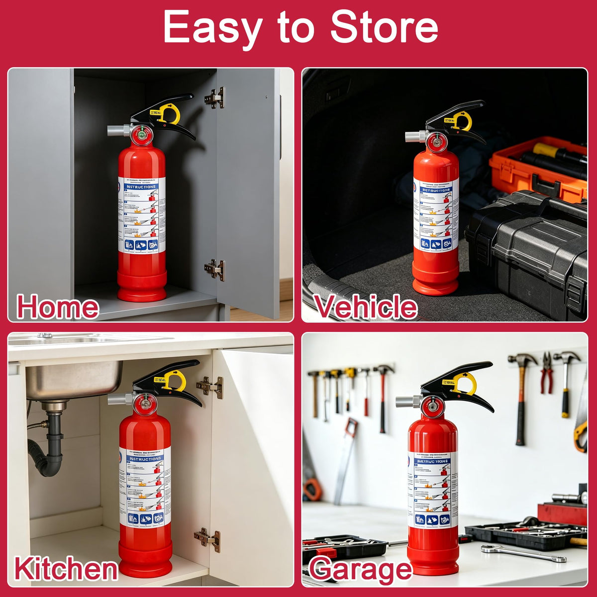 2.5lb Multi-Class Dry Powder Fire Extinguisher T191289