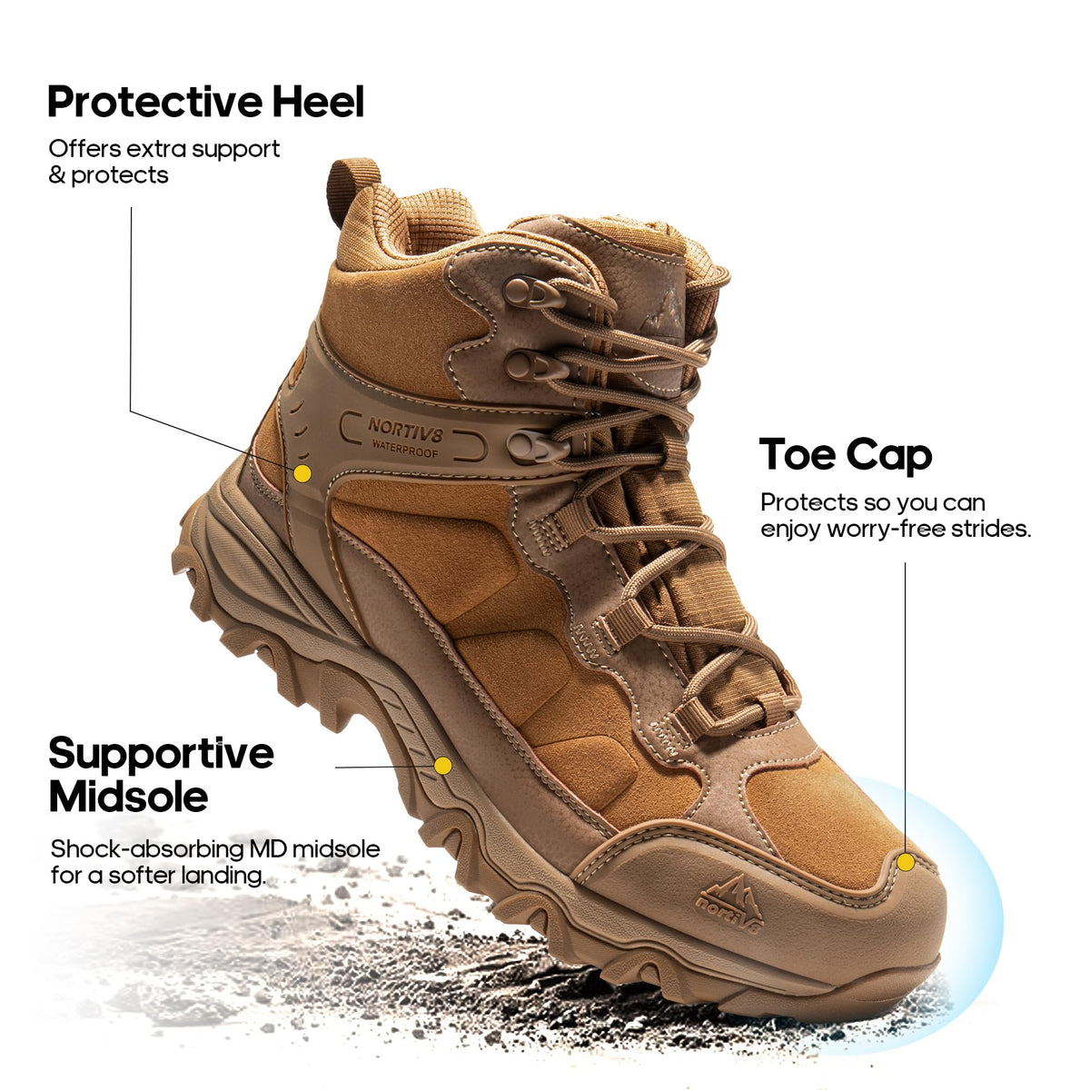 Men's Waterproof Lightweight Hiking Boots G173