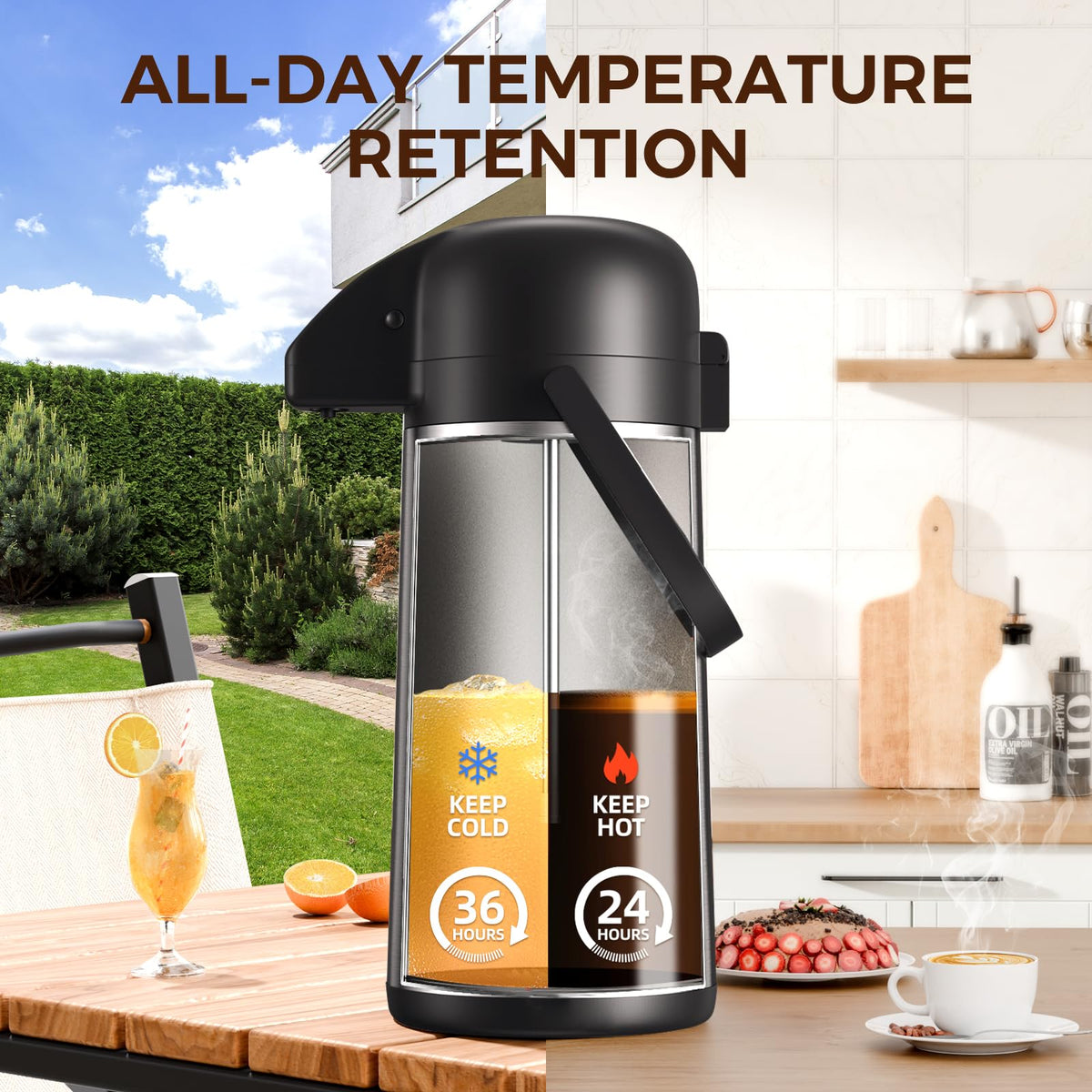 3L Pump Coffee Dispenser U8266