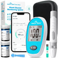 Wireless Glucose Monitor Kit, 100-Strip Blood Sugar Testing Kit Z7304