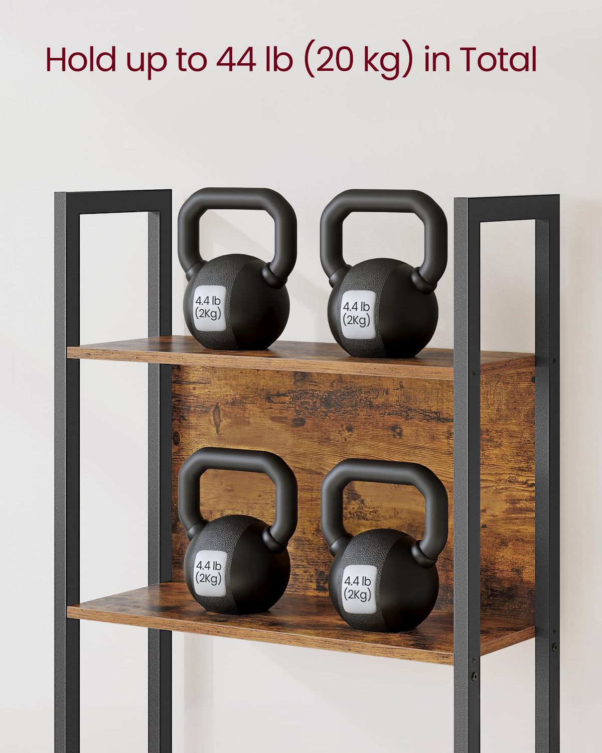 5 Tier Free Standing Bookshelf A295