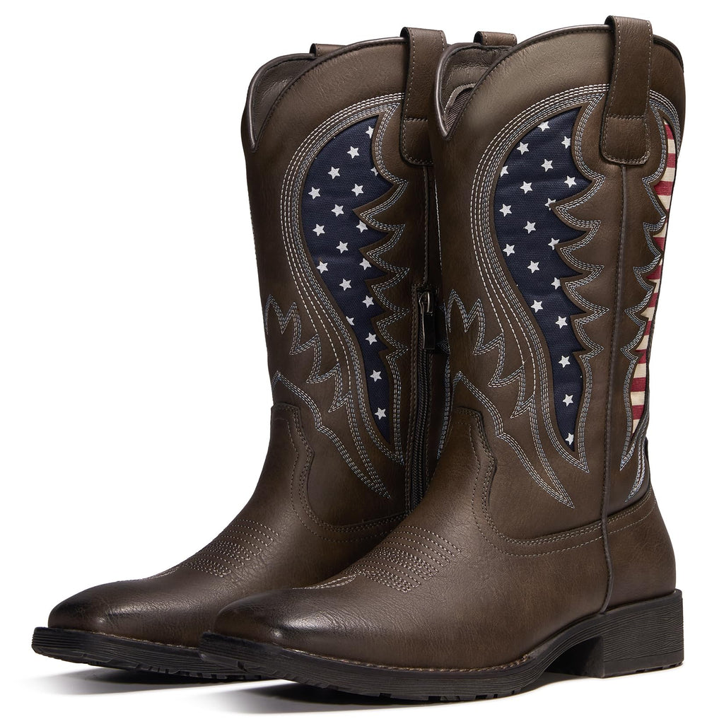 Square Toe Cowboy Boots O784