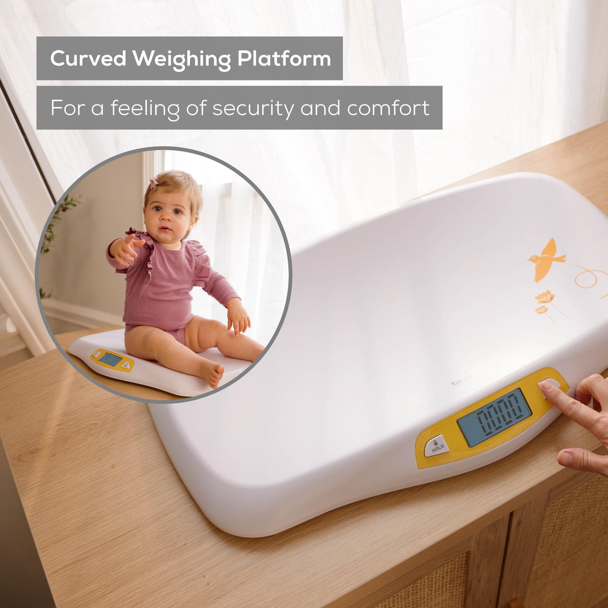 Digital Baby Scale up to 44 lbs with Hold Function C546728
