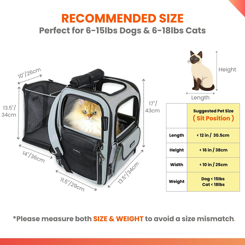 Expandable Cat Backpack Carrier Z1990