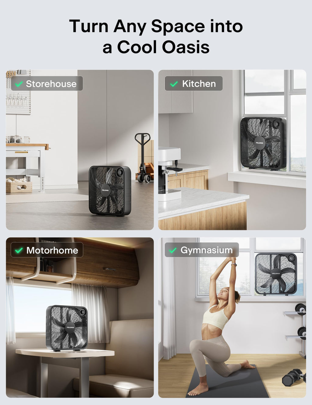 20 Inch 3 Speeds Box Fan W675445