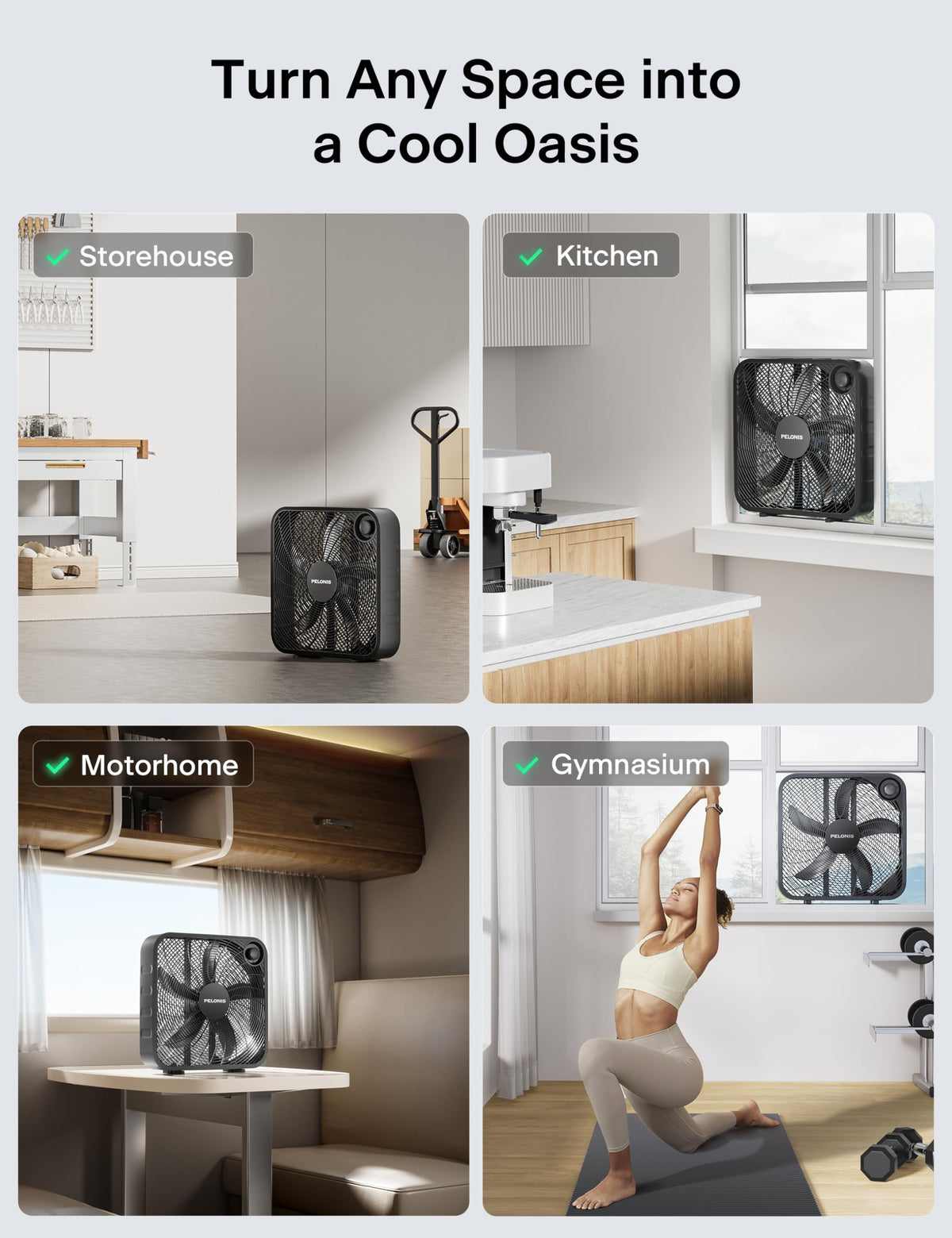 20 Inch 3 Speeds Box Fan W675445