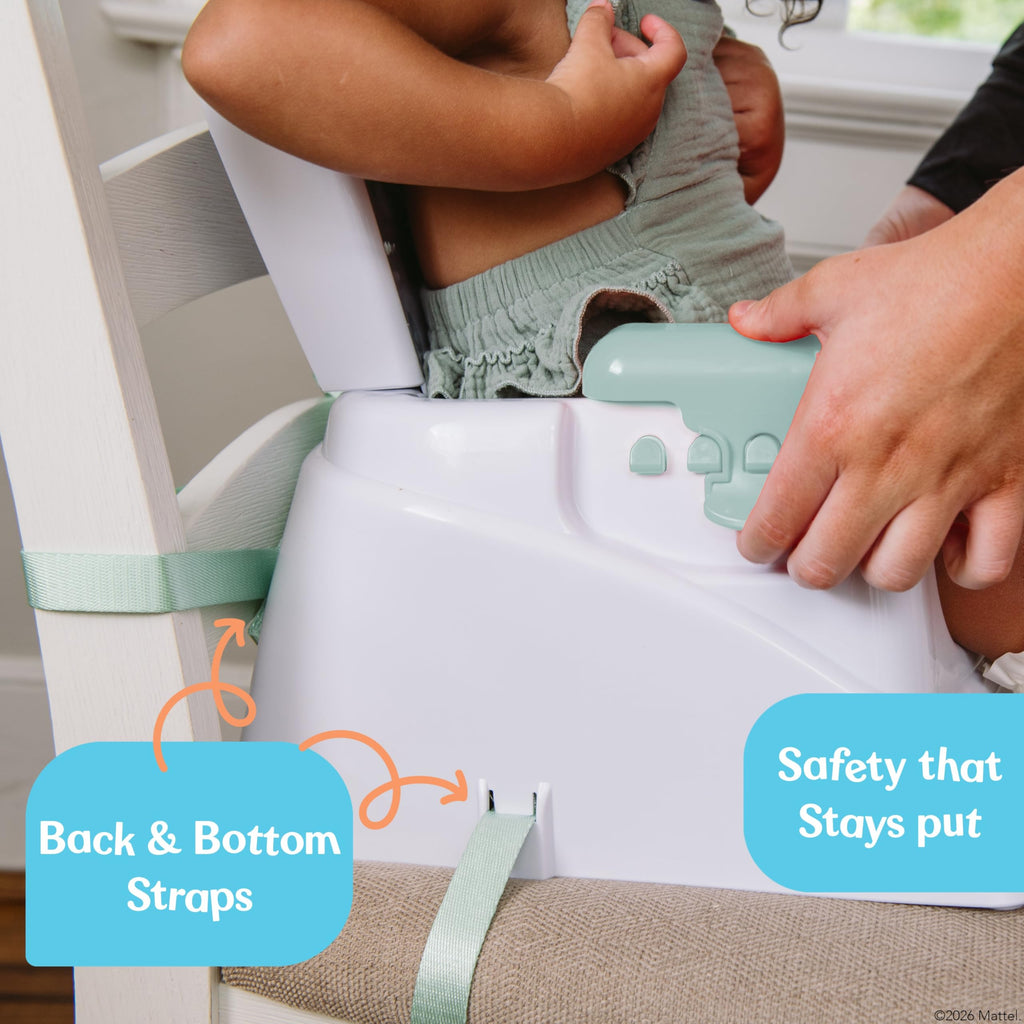 Adjustable Booster Seat with Safety Straps P98172