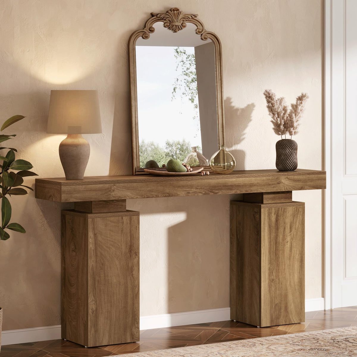63-Inch Farmhouse Console Table A604