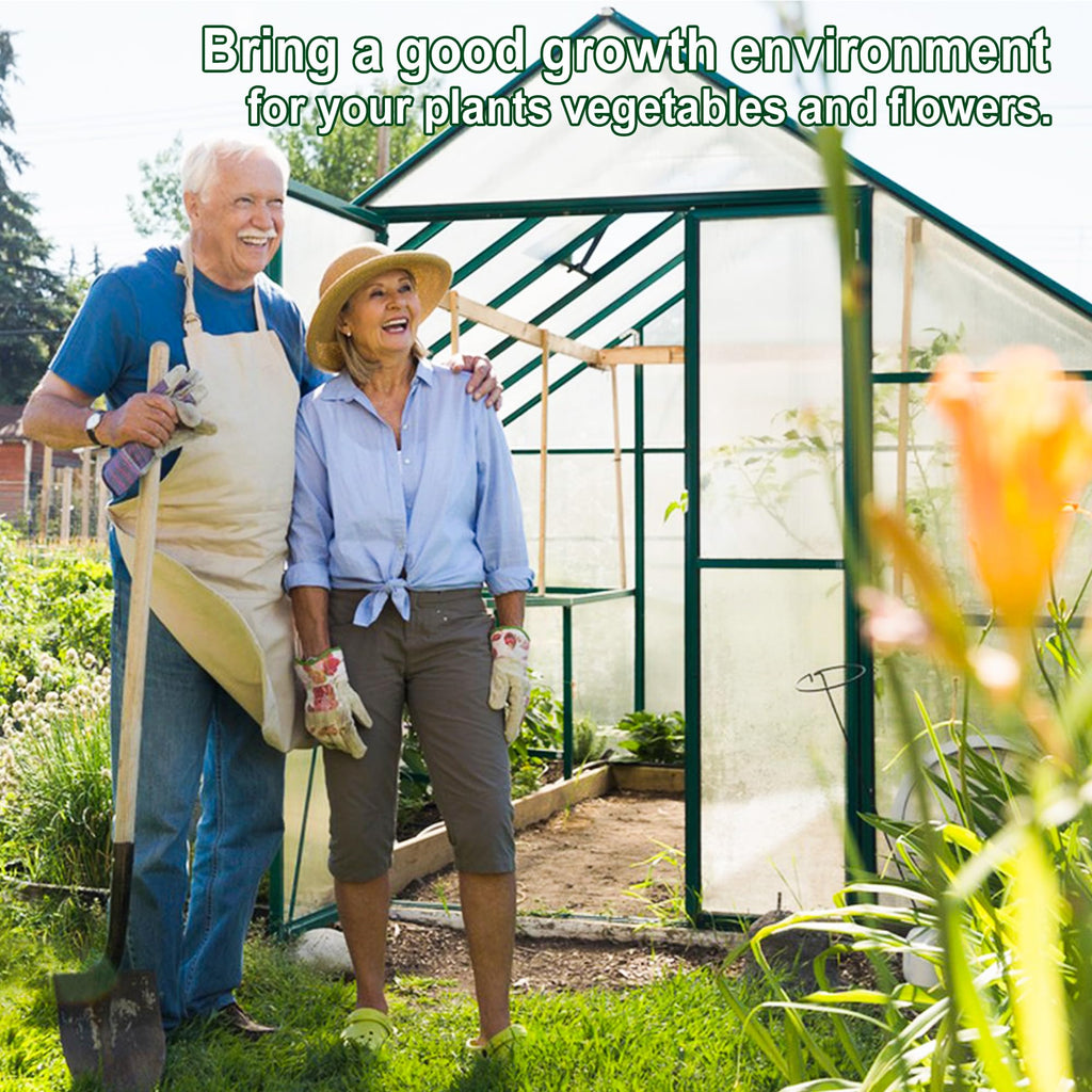12 PCS Polycarbonate Greenhouse Panels 4' x 2' x 0.32'' T9736