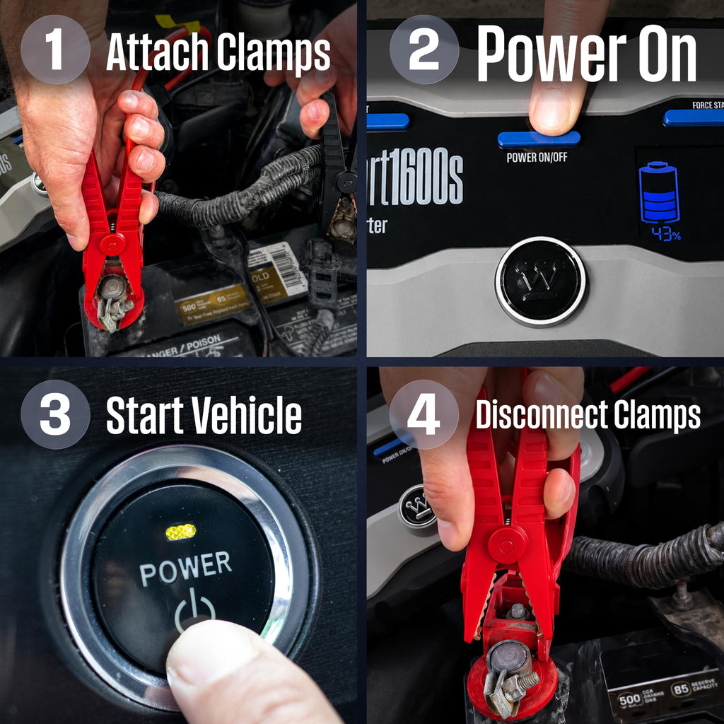 Portable Jump Starter & USB Power Bank 12V Car Battery Booster N519179