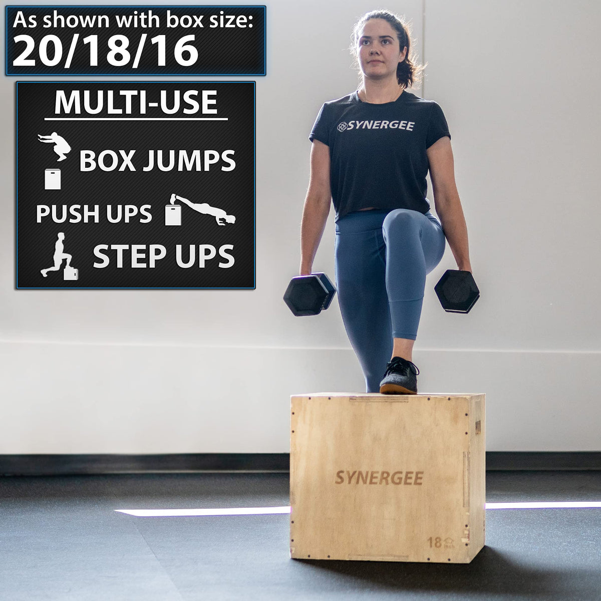 3 in 1 Wood Plyo Box C635618