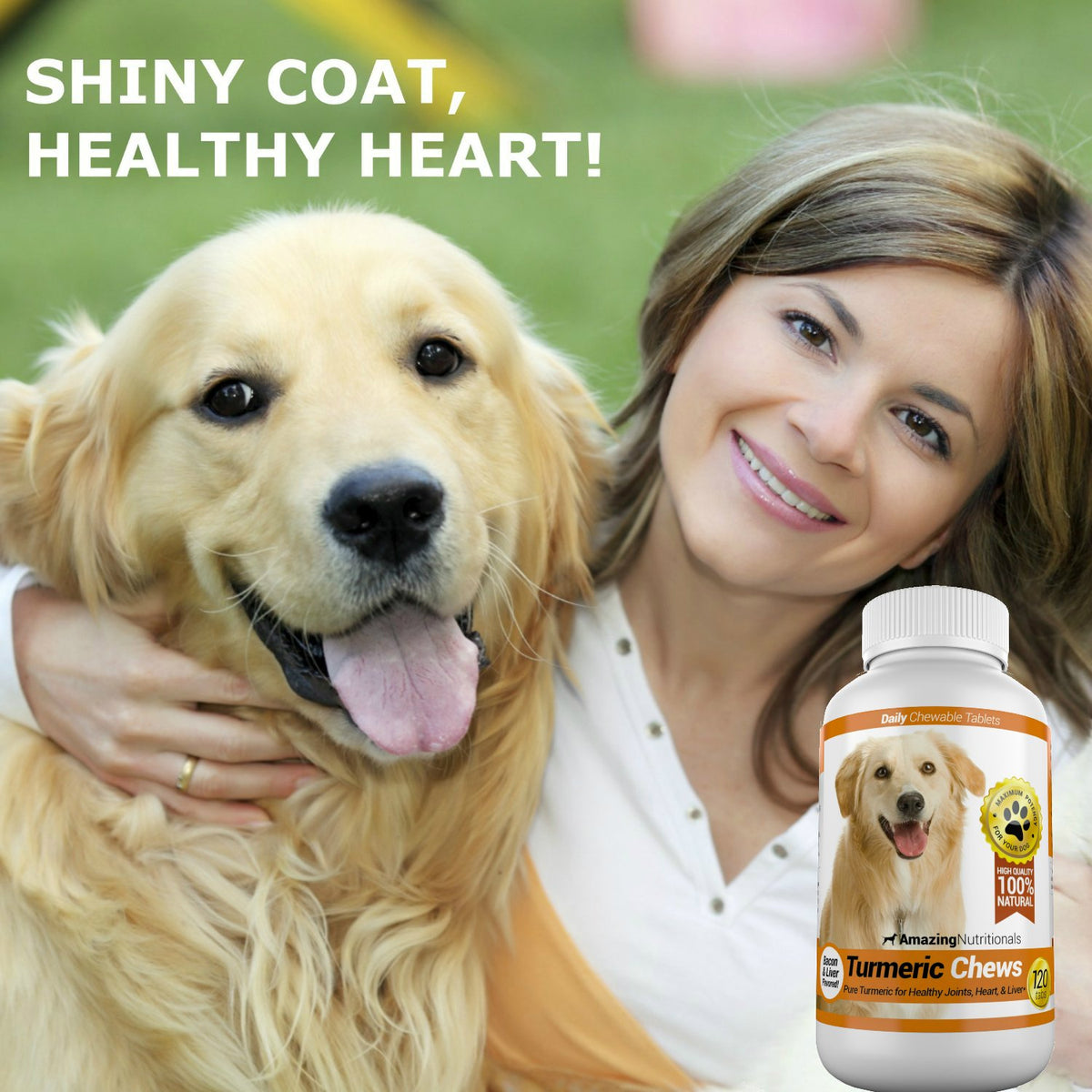 Turmeric Probiotics for Dogs Digestive Health Bundle A64239