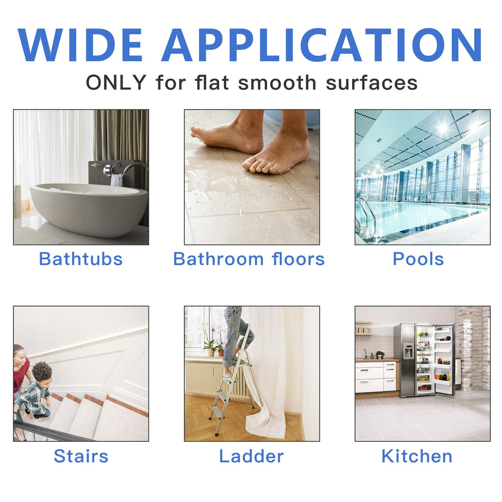 24 PCS Non Slip Adhesive Bathtub Stickers Q46317