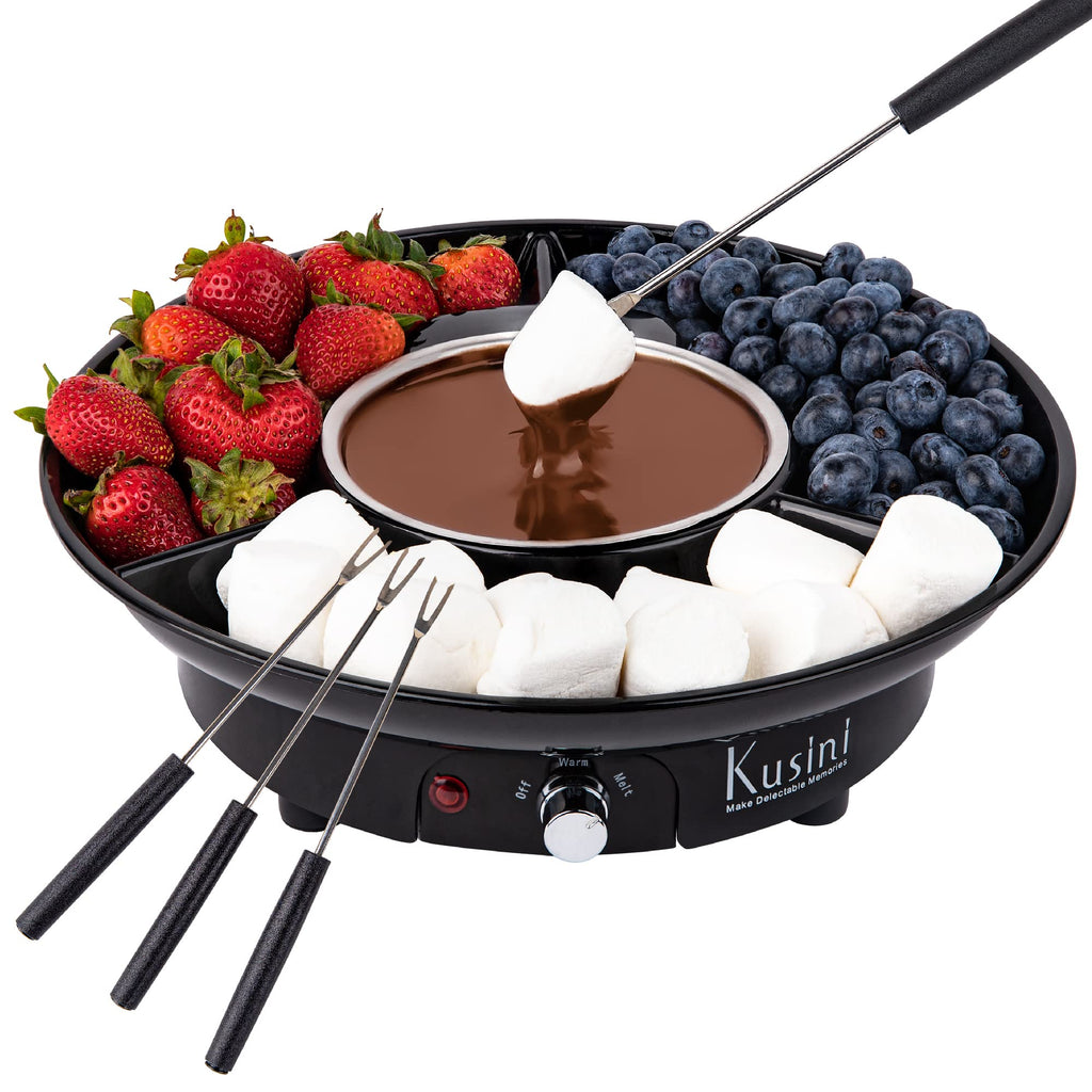 Electric Fondue Pot Set with Temperature Control A2712