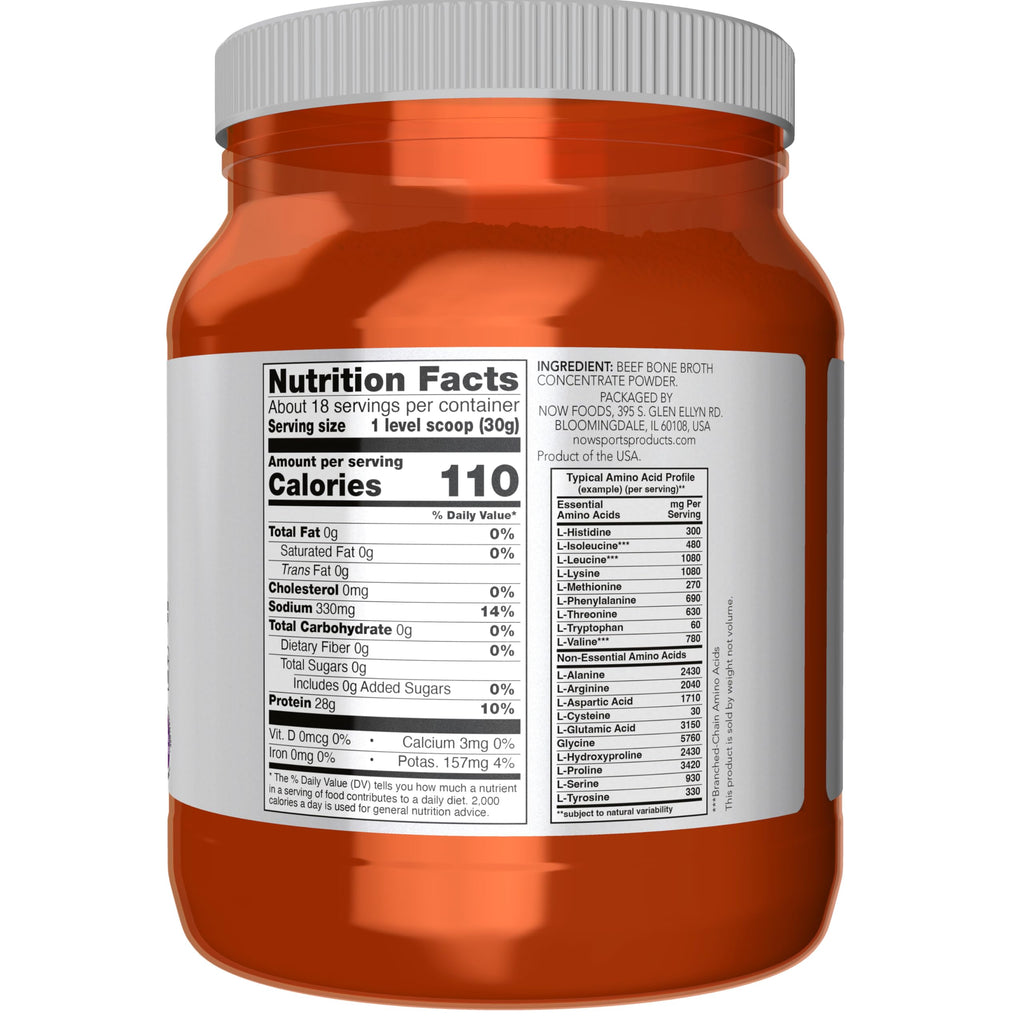 Beef Bone Broth Powder 1.2 lbs Q134603