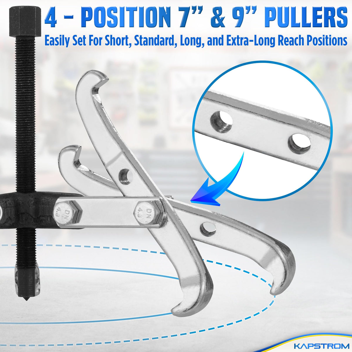3-Jaw Gear Puller CR-V Steel D132
