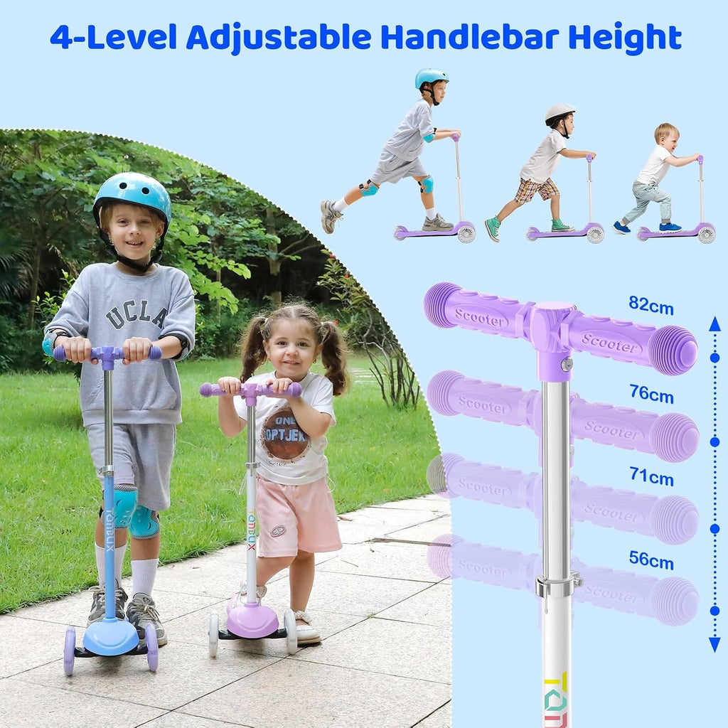 Kids 3-Wheel Scooter with Light-Up Wheels B42600