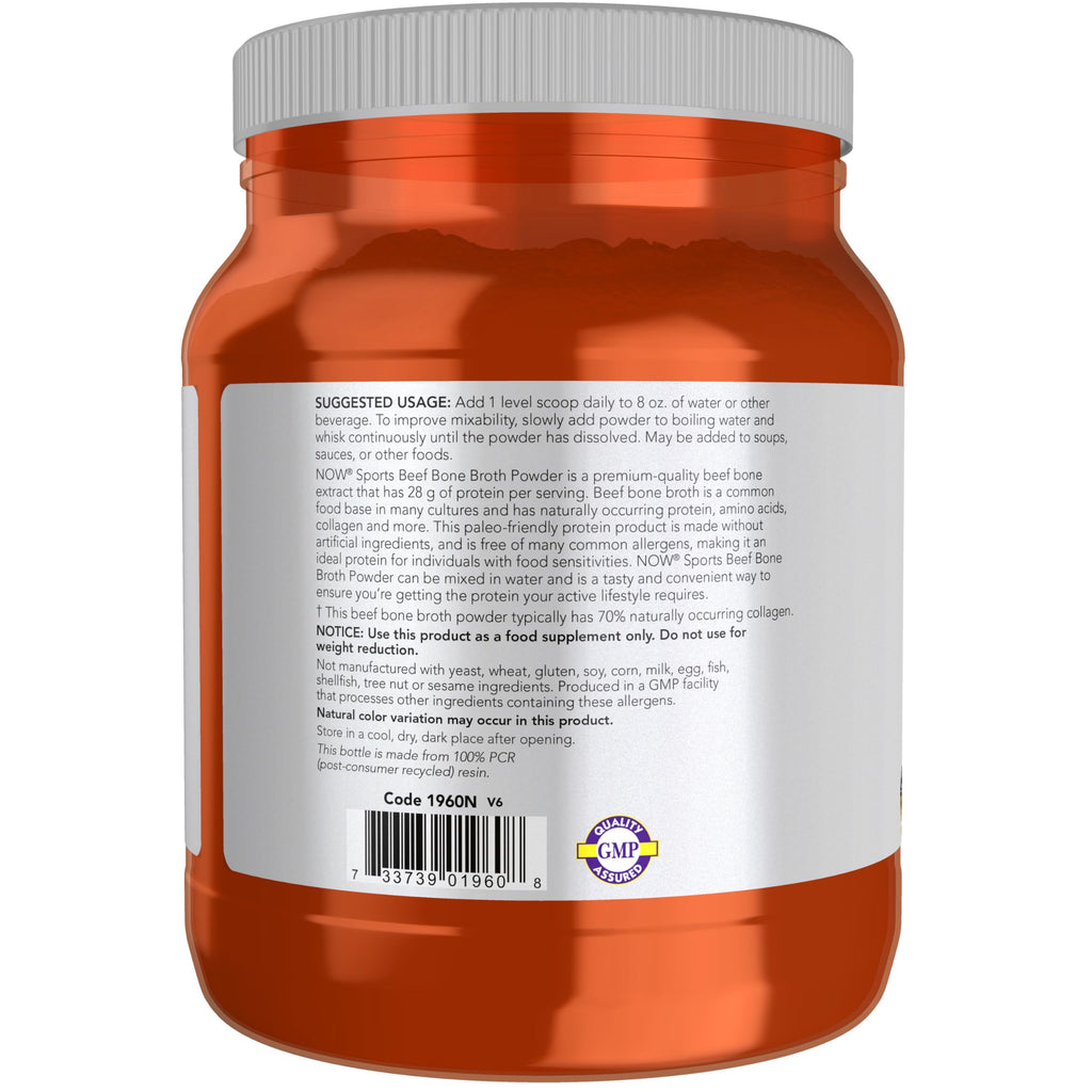Beef Bone Broth Powder 1.2 lbs Q134603