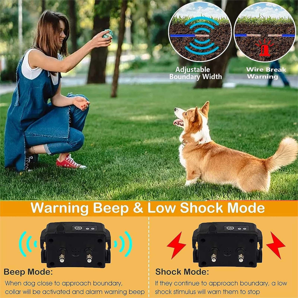 Electric In-Ground Dog Fence Waterproof Shock Collar H972064