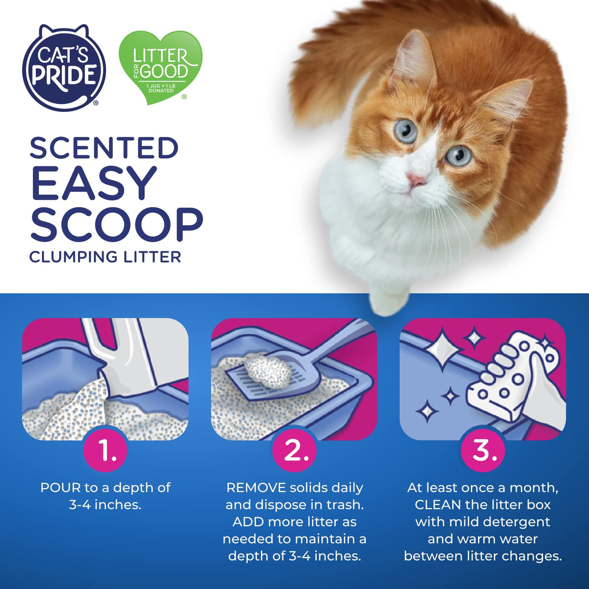 Scented Clumping Cat Litter 10lb T32197
