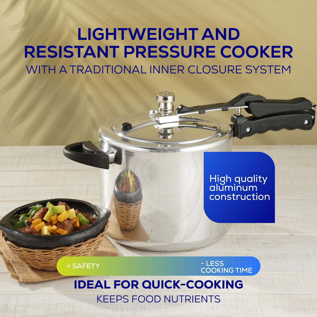 6.3 Quart Aluminum Stovetop Pressure Cooker N797620