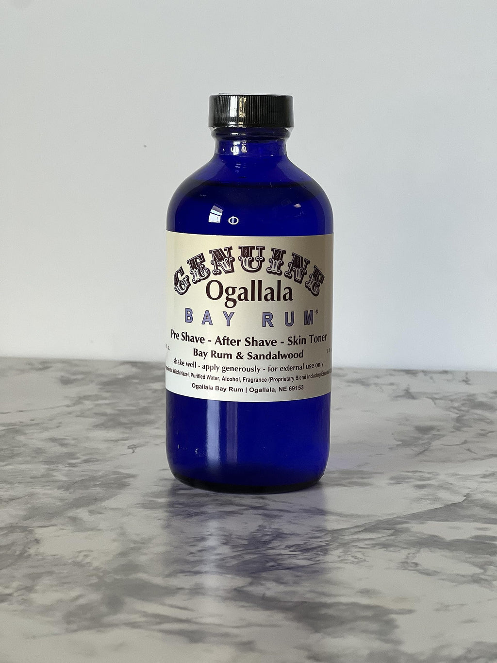 8 oz Bay Rum & Sandalwood Aftershave B15004