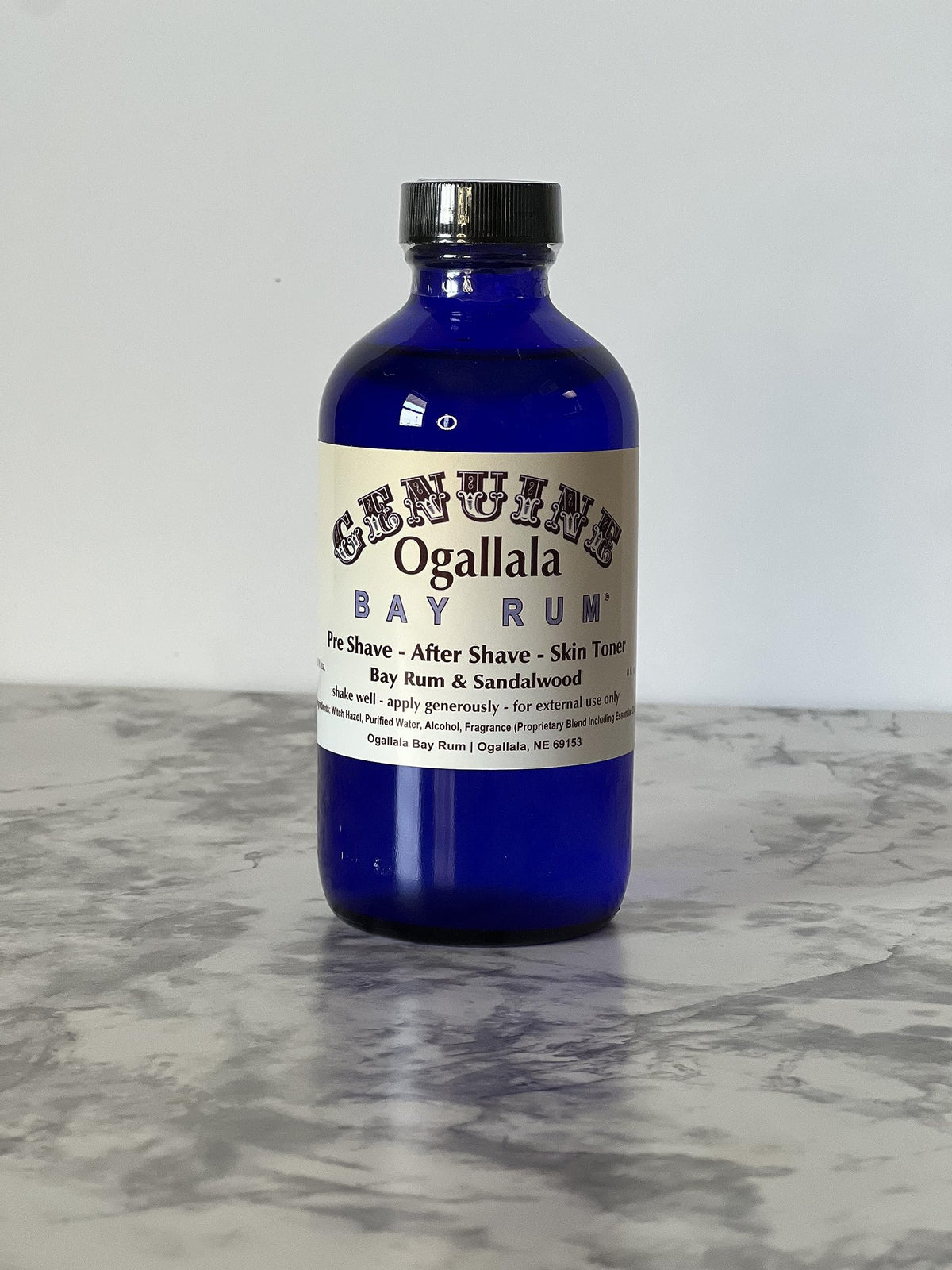 8 oz Bay Rum & Sandalwood Aftershave B15004
