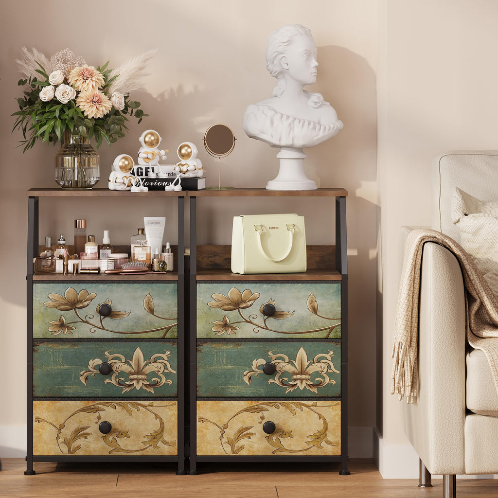 Fabric Drawers Dresser Storage Tower K83261