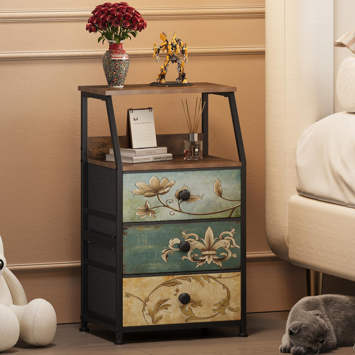 Fabric Drawers Dresser Storage Tower K83261