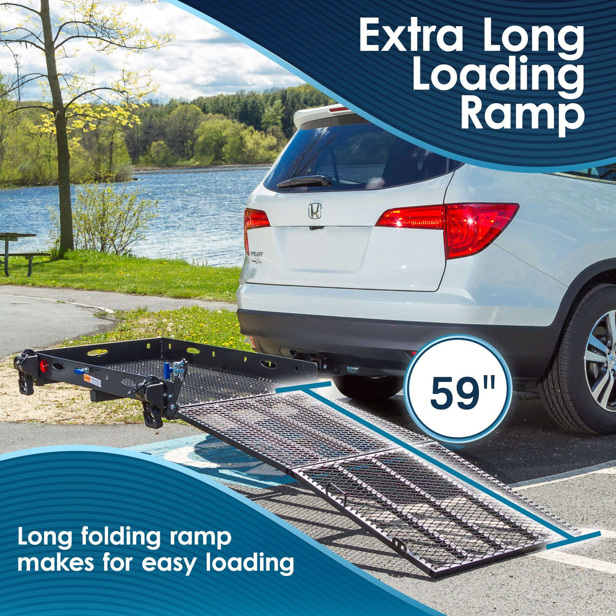 Wheelchair Scooter Carrier & Folding Ramp T24038