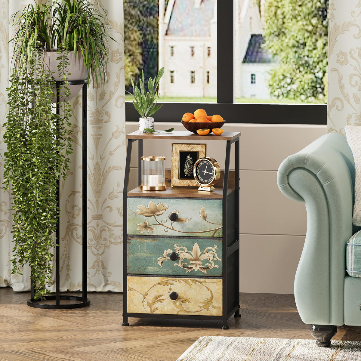 Fabric Drawers Dresser Storage Tower K83261